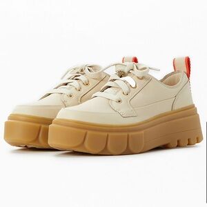New Women's Cream Platform Sneakers. Sorel Caribou X